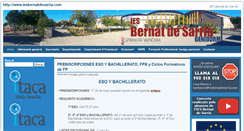 Desktop Screenshot of iesbernatdesarria.com